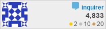 profile for inquirer at Stack Overflow, Q&A for professional and enthusiast programmers