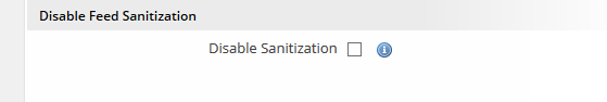 Autoblog Addons Disable Sanitization