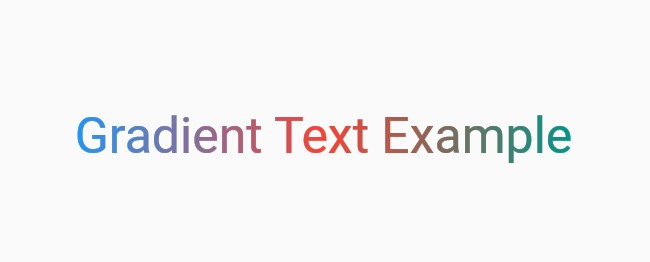 Flutter Gradient Text Example