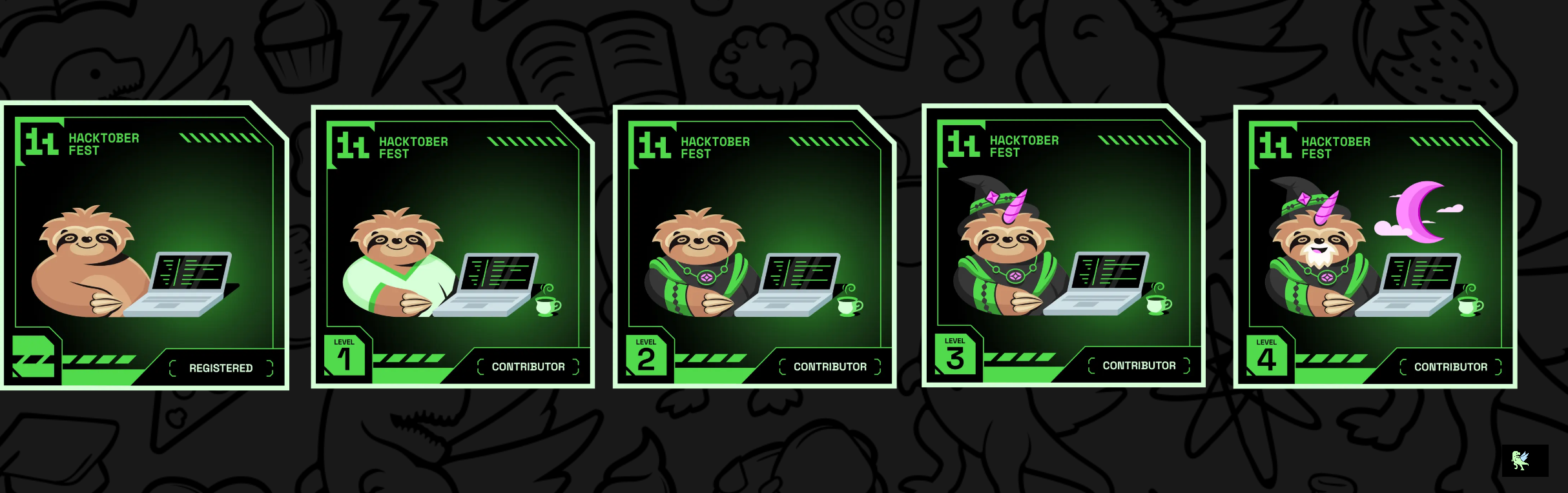 An image of @somya05's Holopin badges, which is a link to view their full Holopin profile