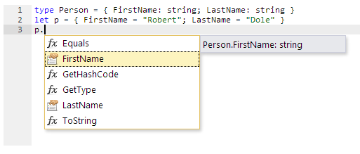 Intellisense Example #2