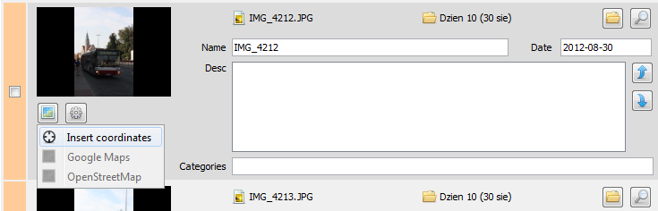 File panel