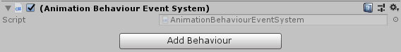 Animation Behaviour