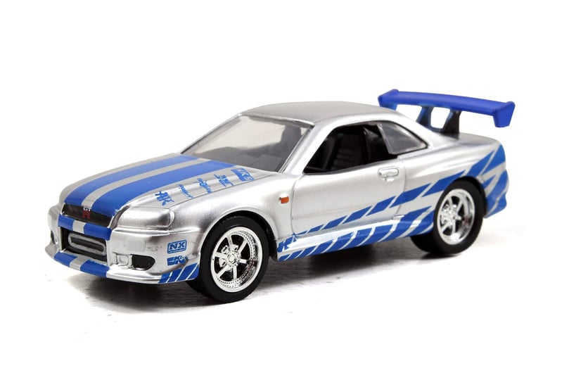 model-kit-brians-nissan-skyline-gt-r-r34-silver-and-blue-fast-furious-movie-build-n-collect-f977-313