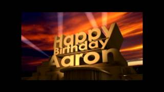 Happy Birthday Aaron