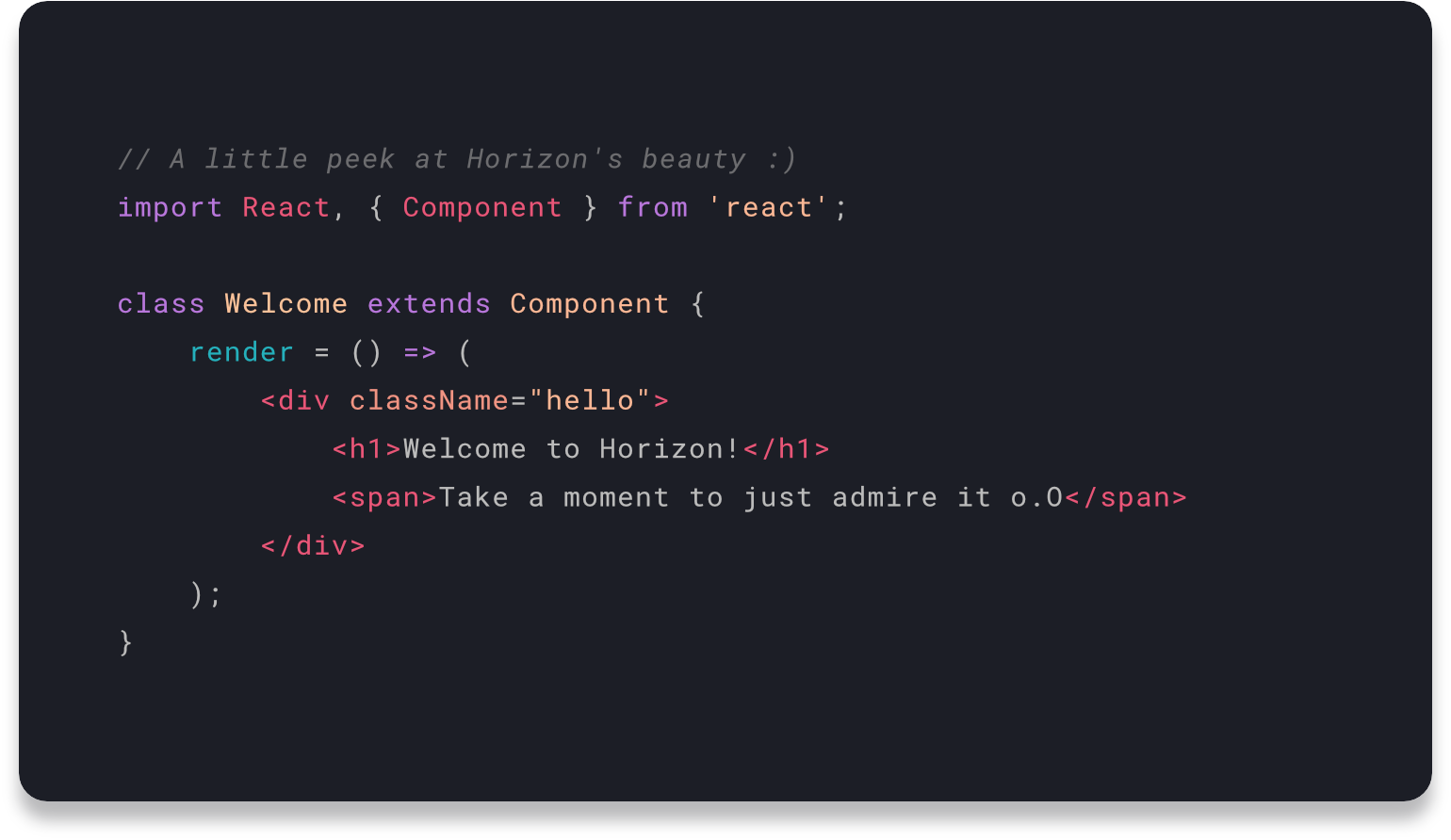 Horizon for VS Code