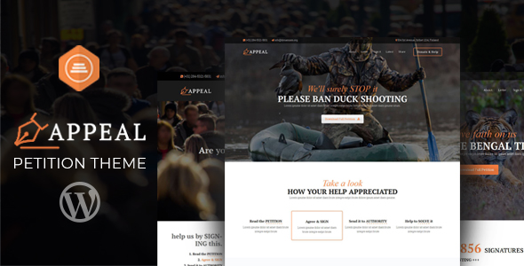 Appeal - Fully Functional Petition Theme