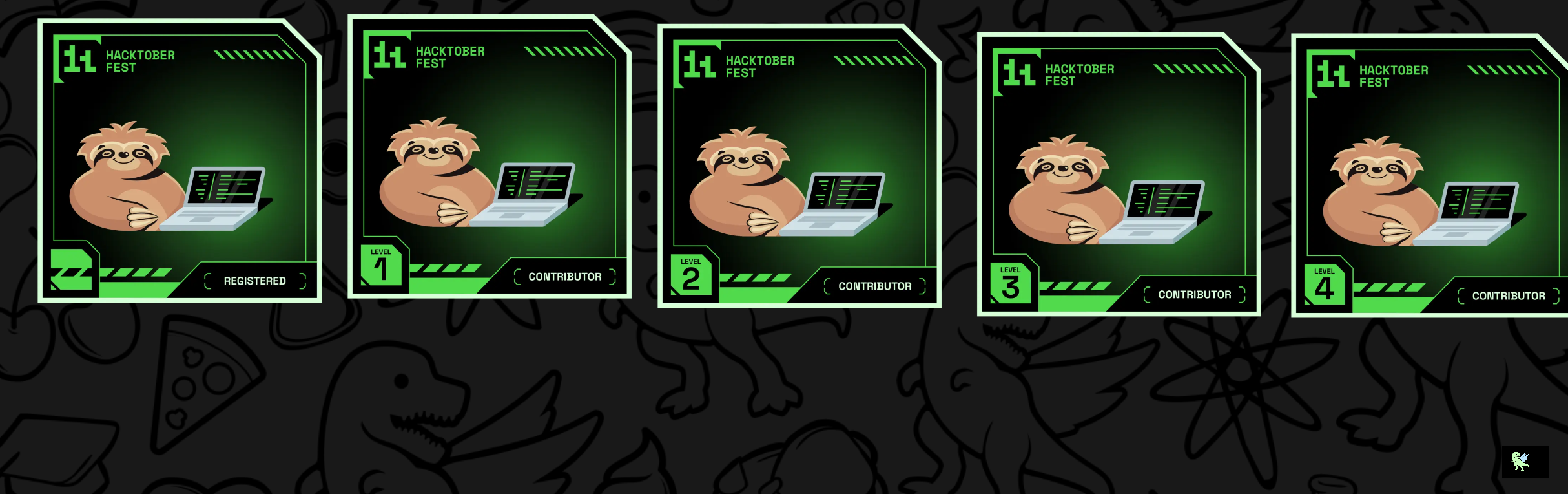 An image of @oliverlidi's Holopin badges, which is a link to view their full Holopin profile