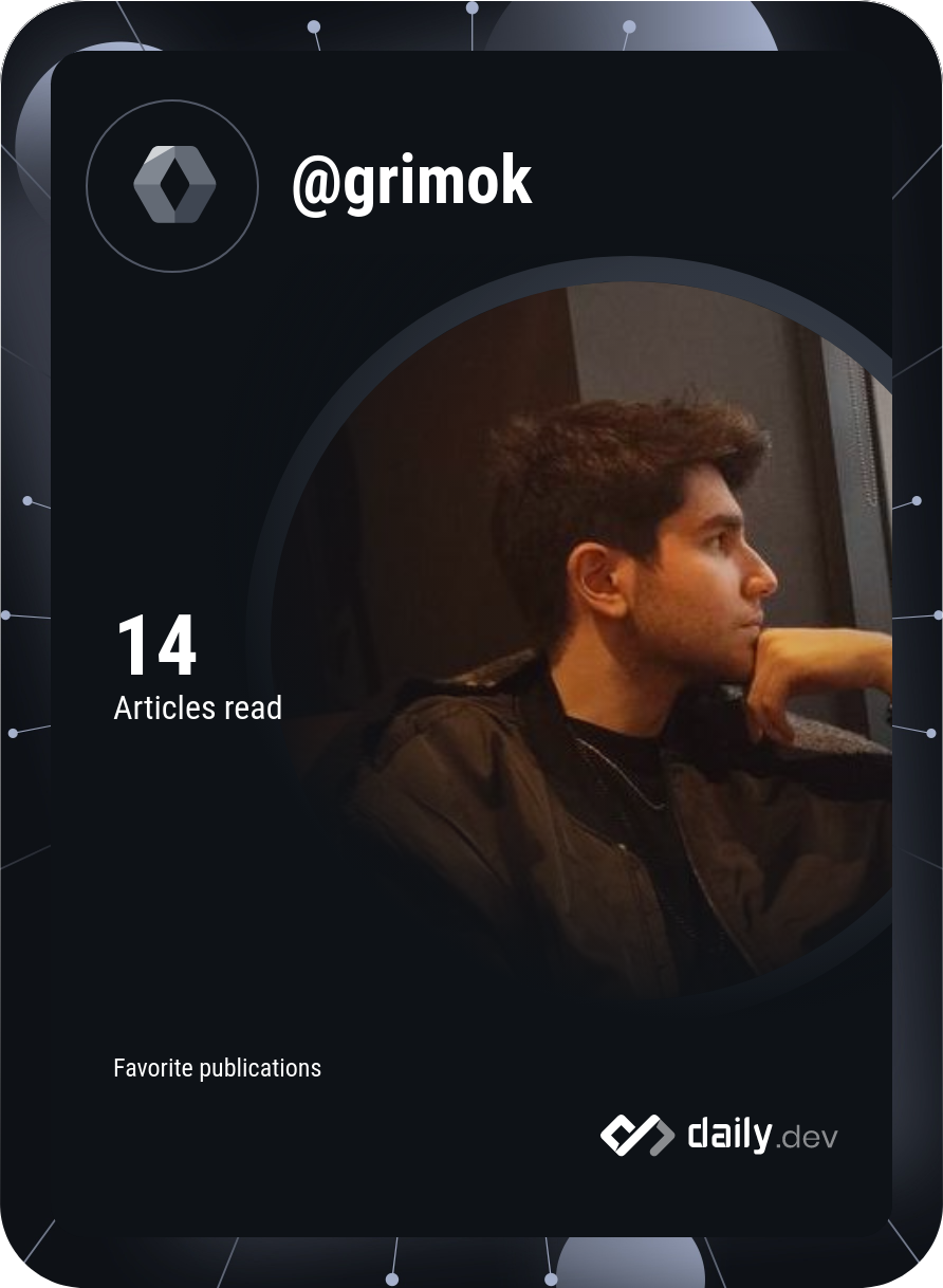 Yiğit YILMAZ's Dev Card