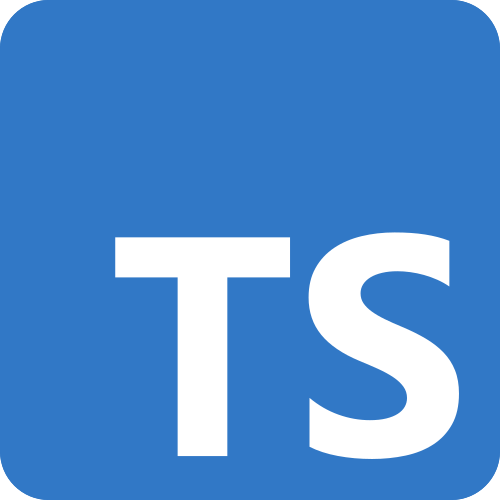 Imagem da logo do TypeScript