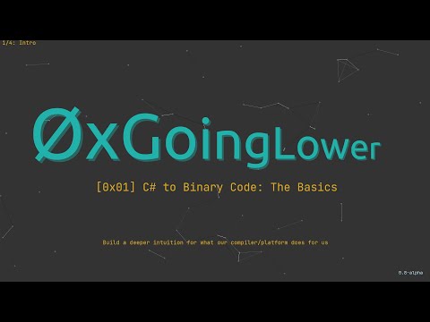 C# to binary code