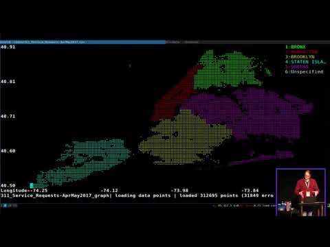 Visidata lightning demo