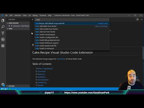 Cake.Recipe VSCode Extension Release 0.1.0