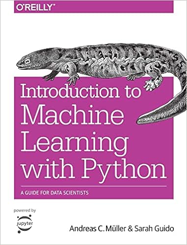 Introduction to machine learning with python.part1 (zip)