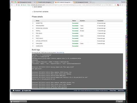 Run Terraform inside AWS Codebuild part 1/2 creation