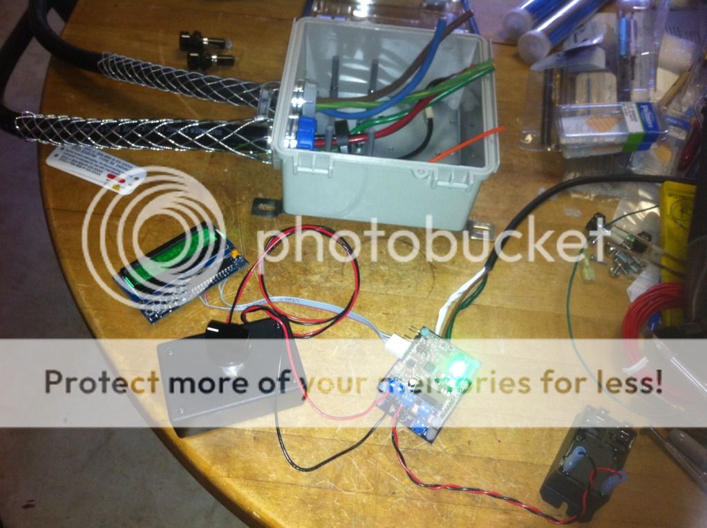 OpenEVSE powered up, bench testing before installation