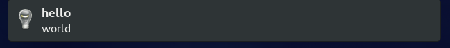 Gnome-Shell Notification