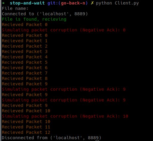 Simulating Corrupt Packets