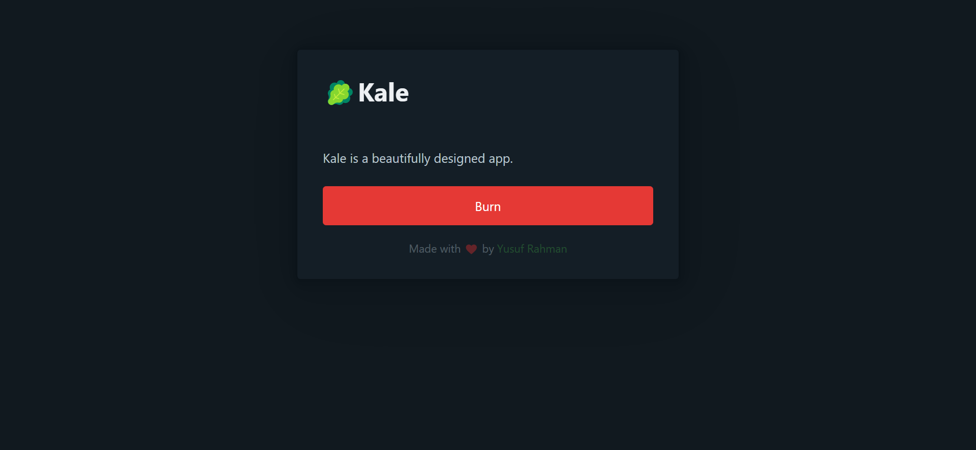 Kale Message