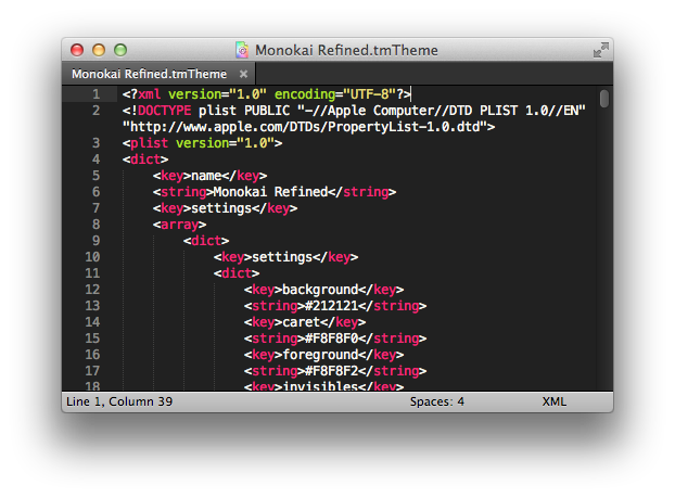 monokai refined