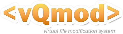 vQmod - virtual file modification system