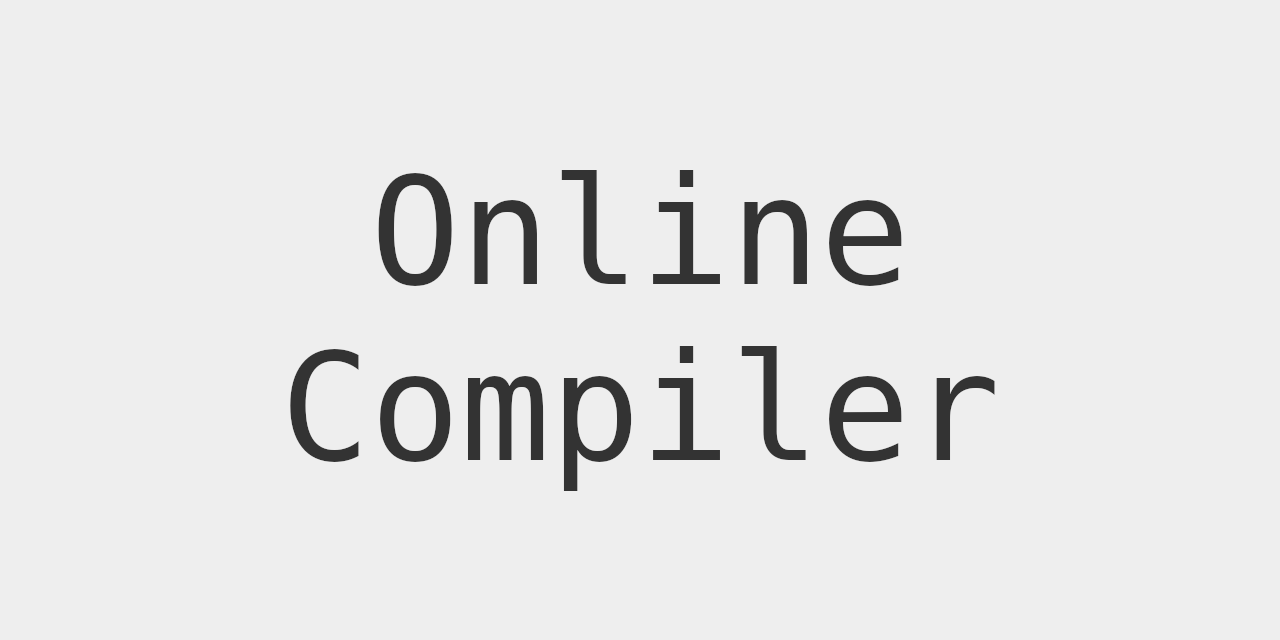 Online Compiler