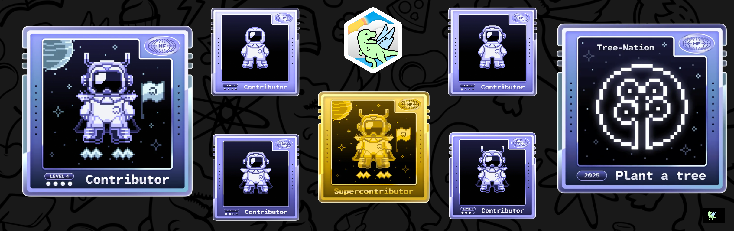 An image of @dip72's Holopin badges, which is a link to view their full Holopin profile