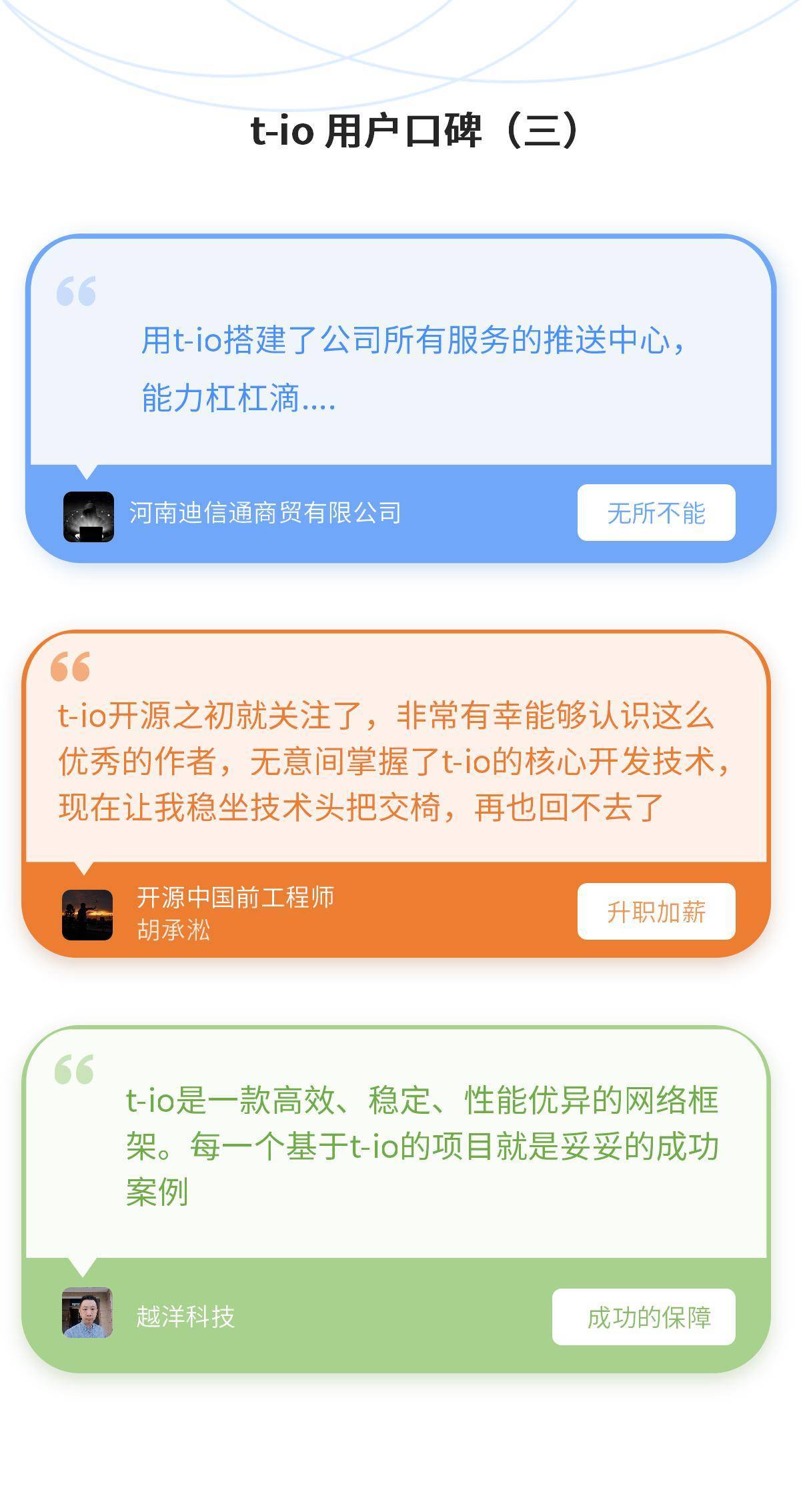 t-io用户口碑(三)