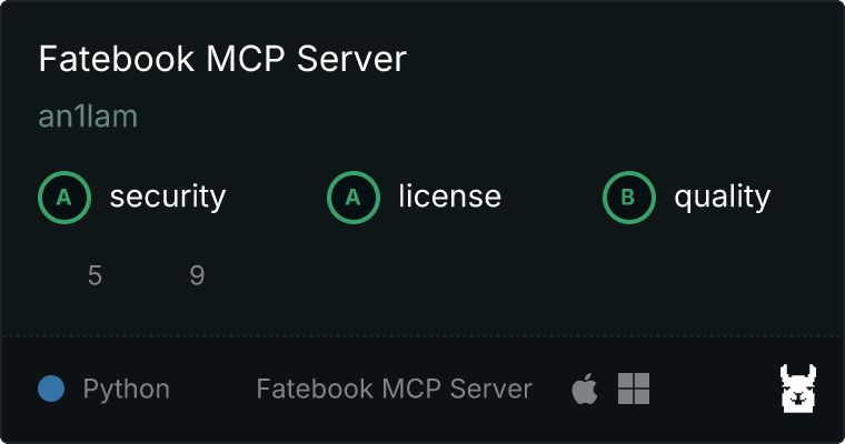 Fatebook Server MCP server
