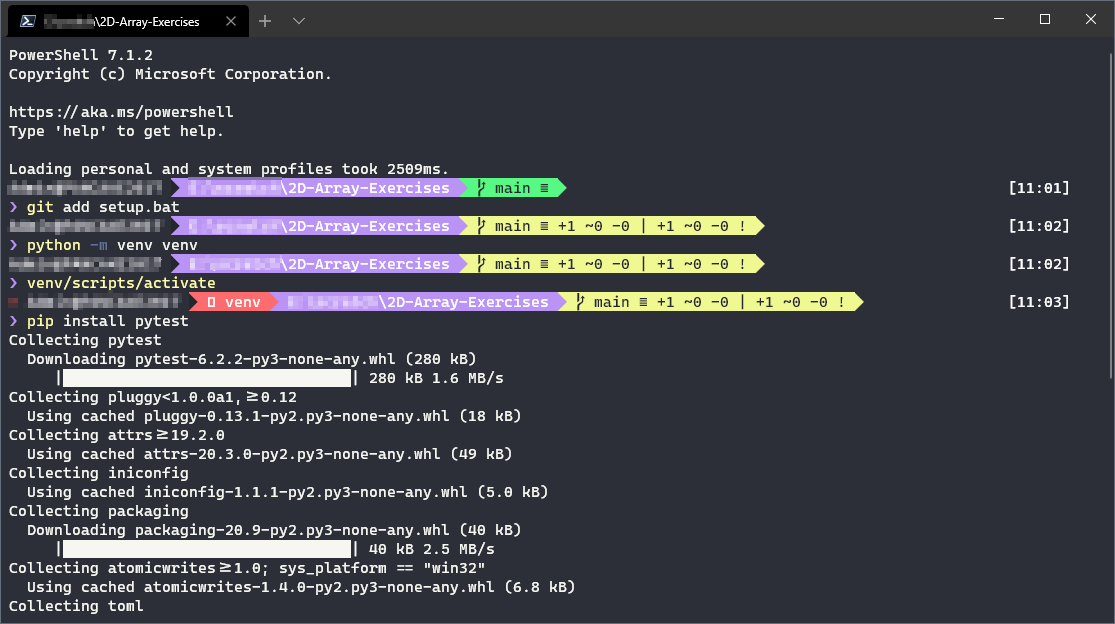 Windows Terminal + PowerShell Core (KOOKIIE)