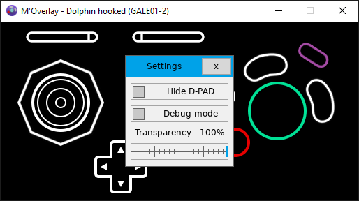 Settings menu