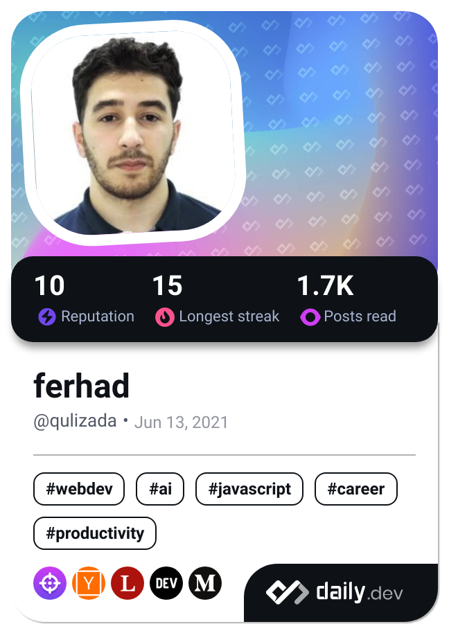 ferhad's Dev Card