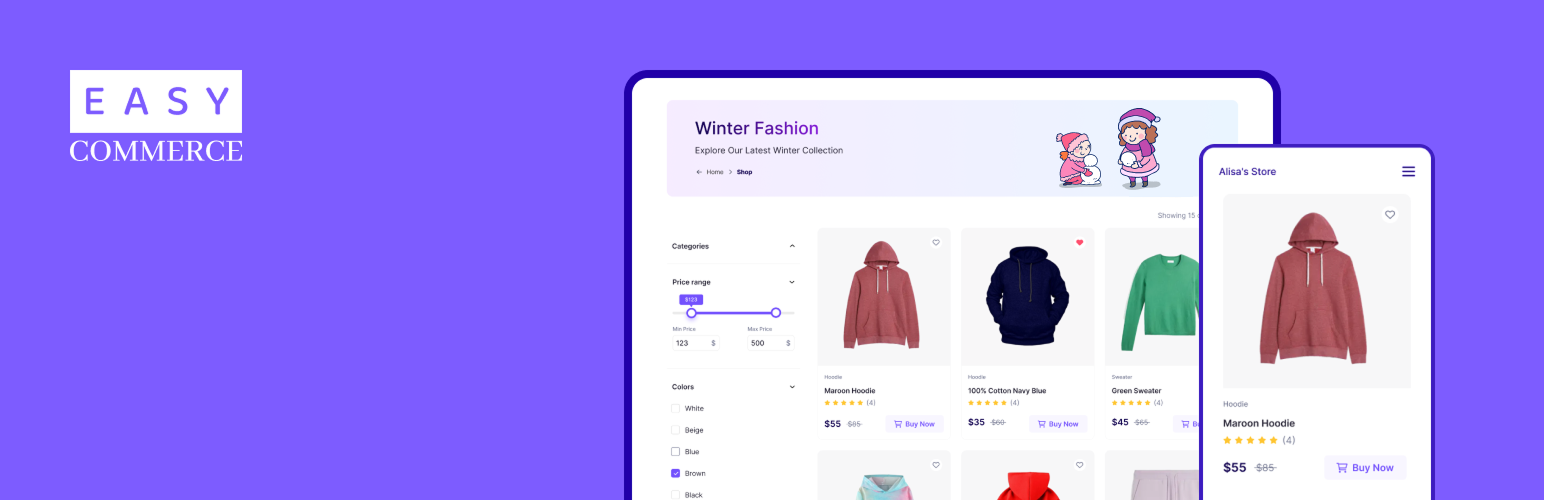 EasyCommerce — AI-Powered WordPress Ecommerce Plugin