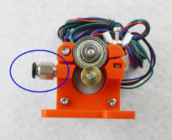 Extruder fitting