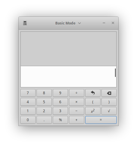 calculator started via a JSF ViewState