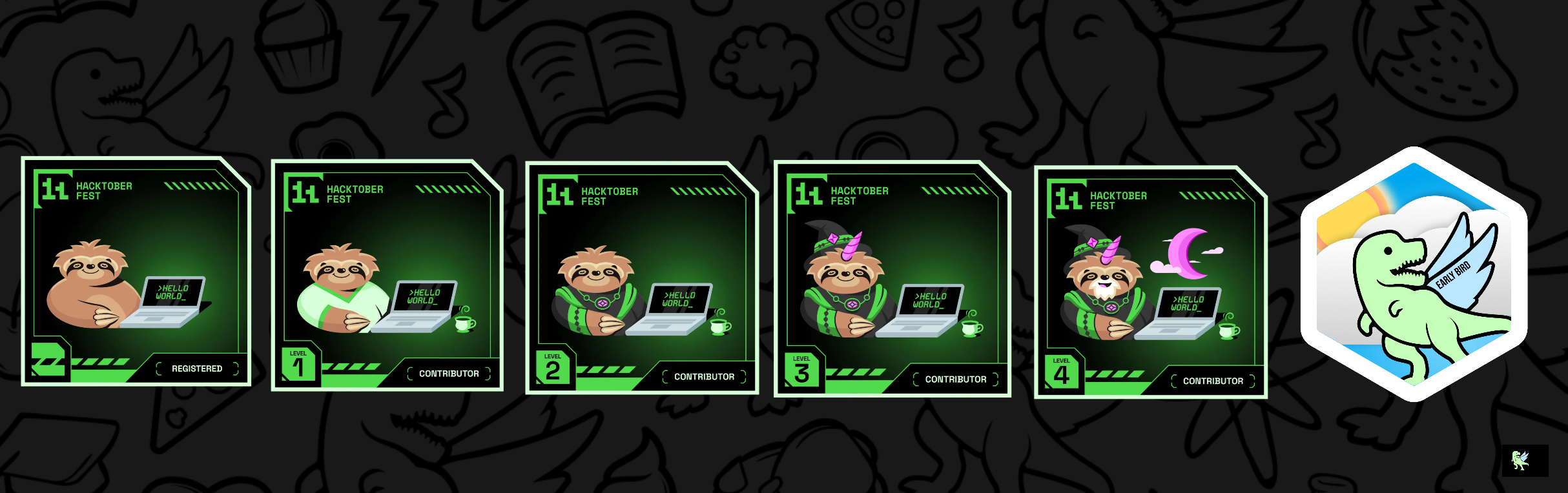 An image of @himanshuchaurasia9's Holopin badges, which is a link to view their full Holopin profile