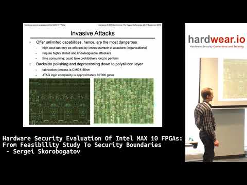 Hardware security evaluation of Intel MAX 10 FPGAs | Dr. Sergei Skorobogatov