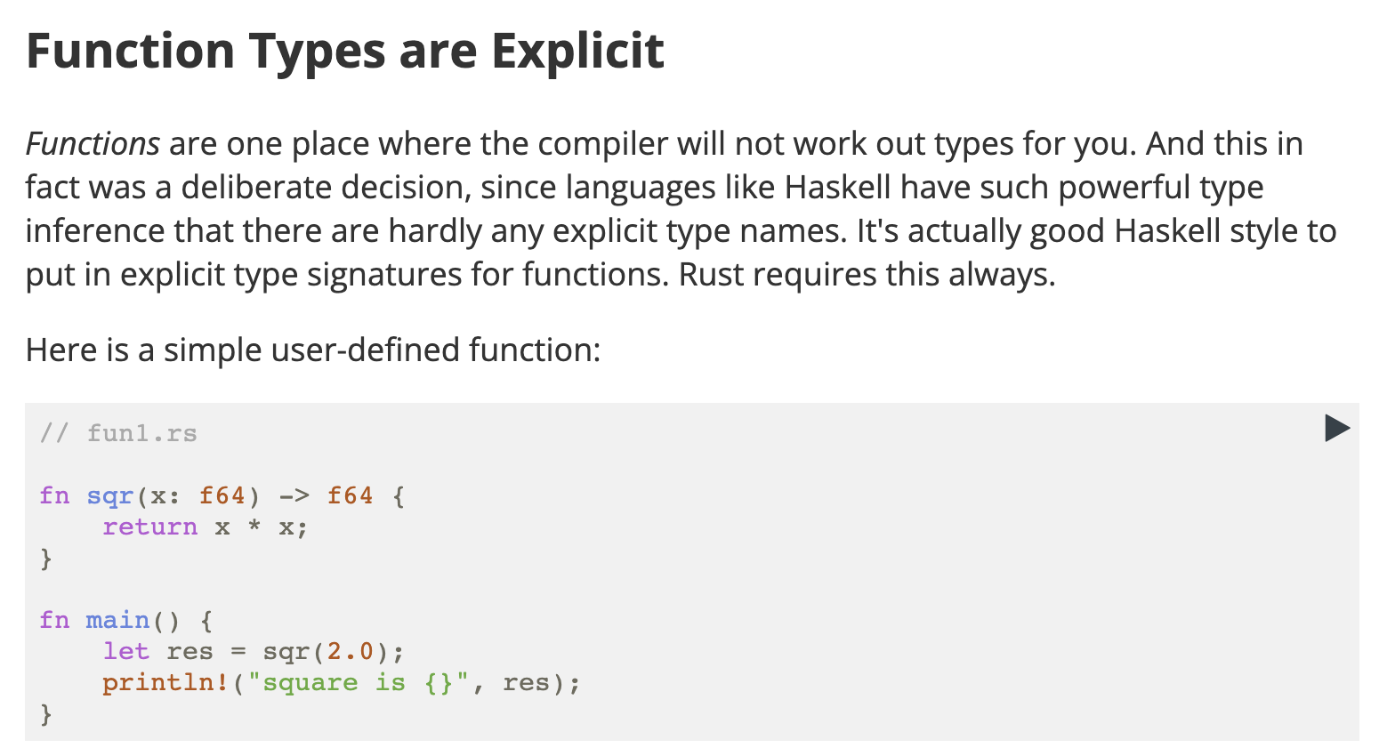 Functions