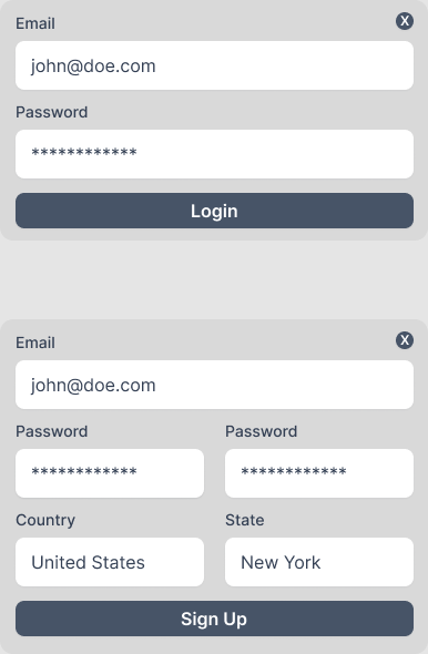 Login/Signup