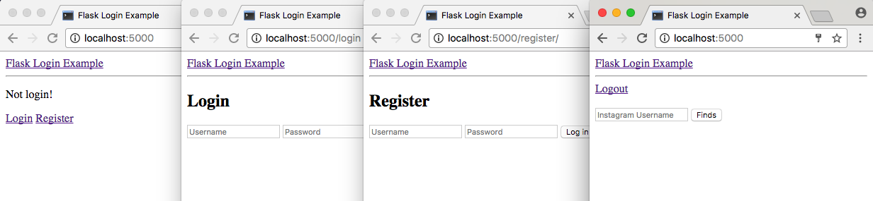 Flask Login Example