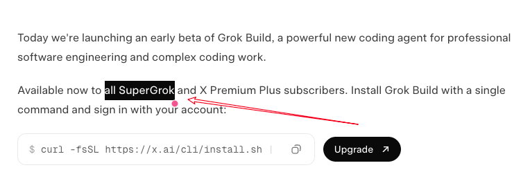 Grok Build 已开放给所有 SuperGrok
