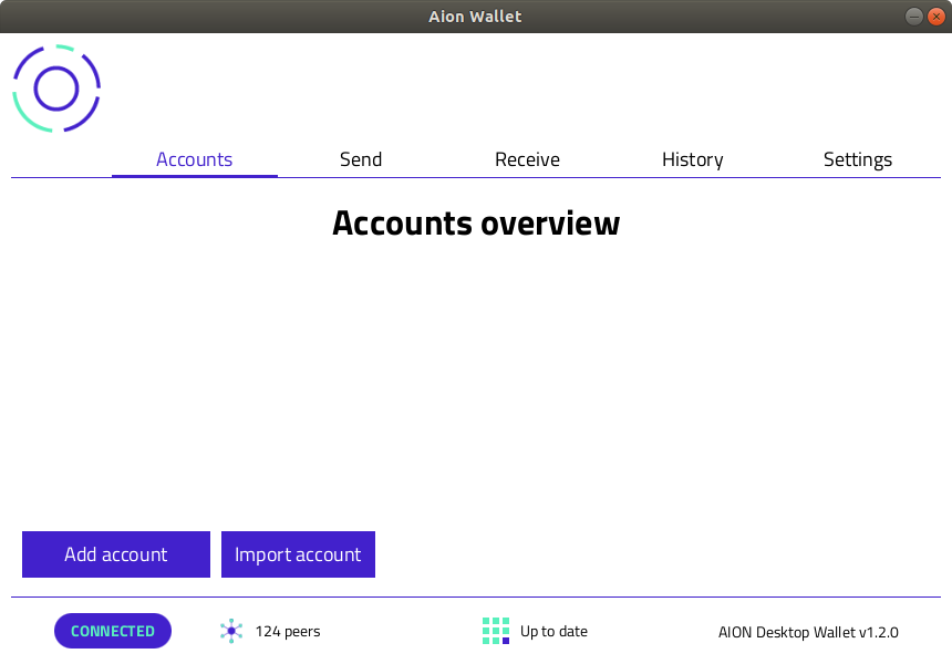 Aion Wallet in Ubuntu
