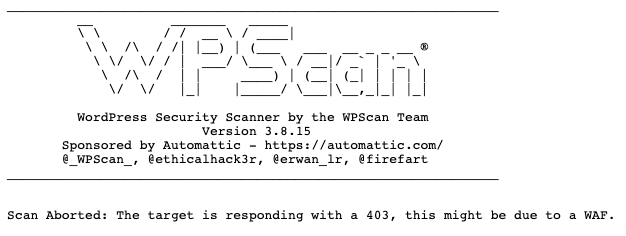 WPScan Block Example