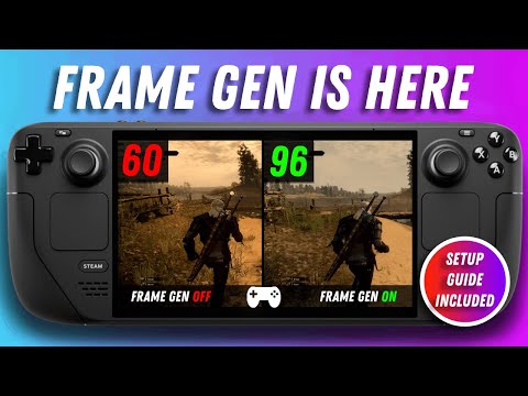 FRAME GEN now on STEAM DECK