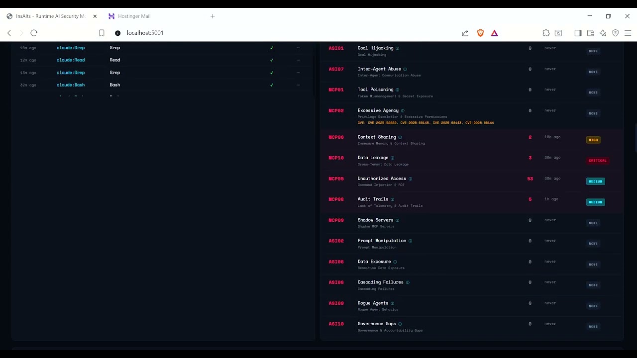 InsAIts Dashboard Demo