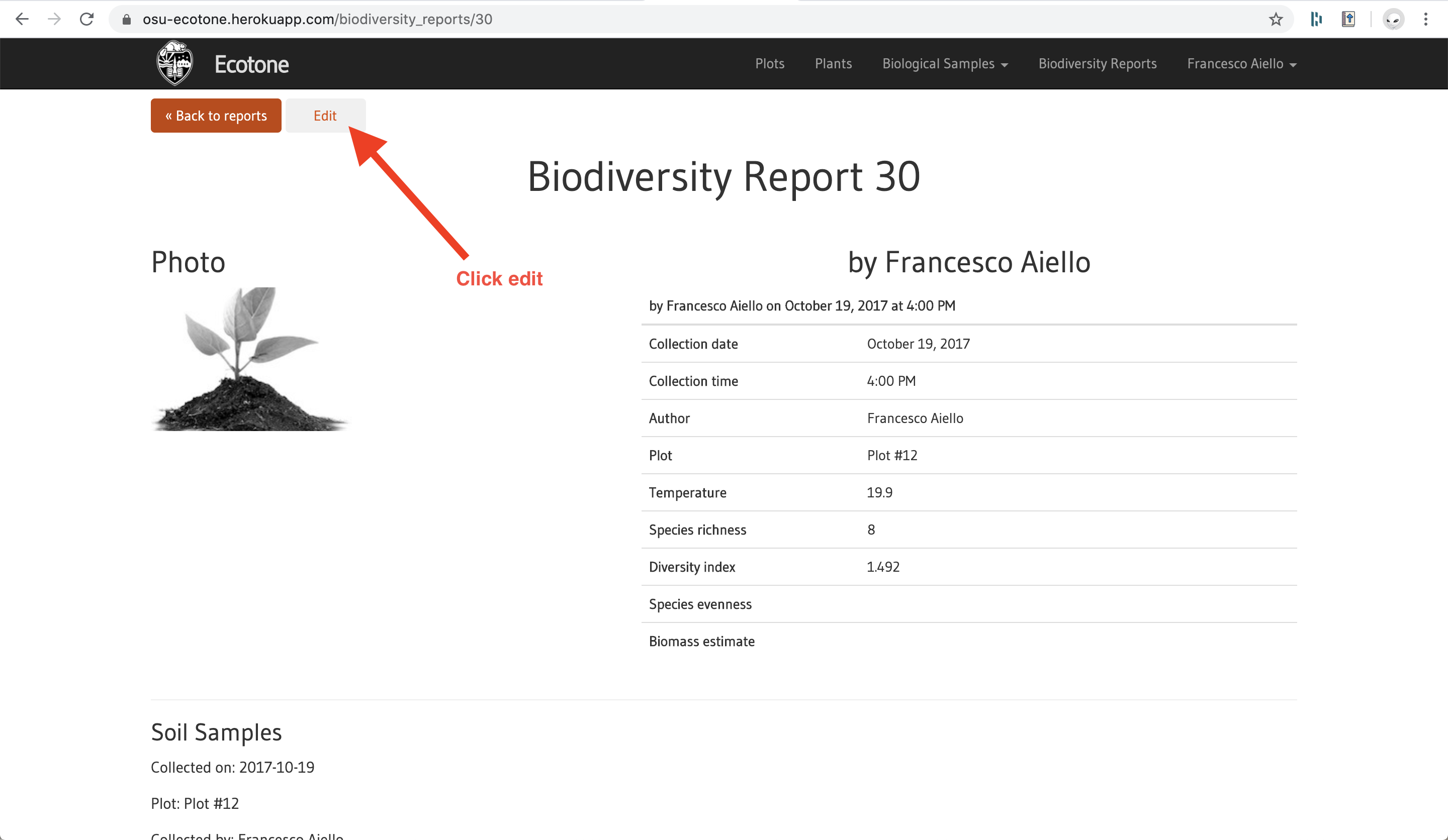 screen capture with arrows indicating steps