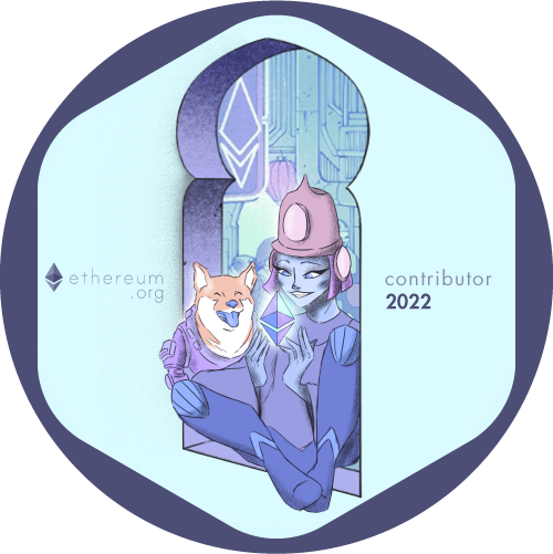 GitPOAP: 2022 Ethereum.org Contributor GitPOAP Badge