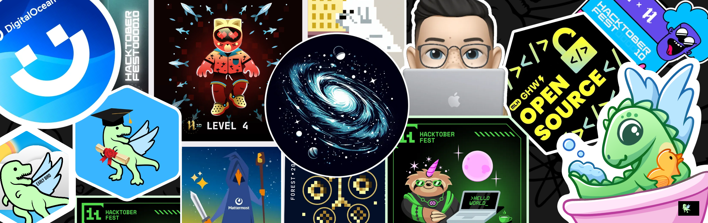  @luluw8071's Holopin badges