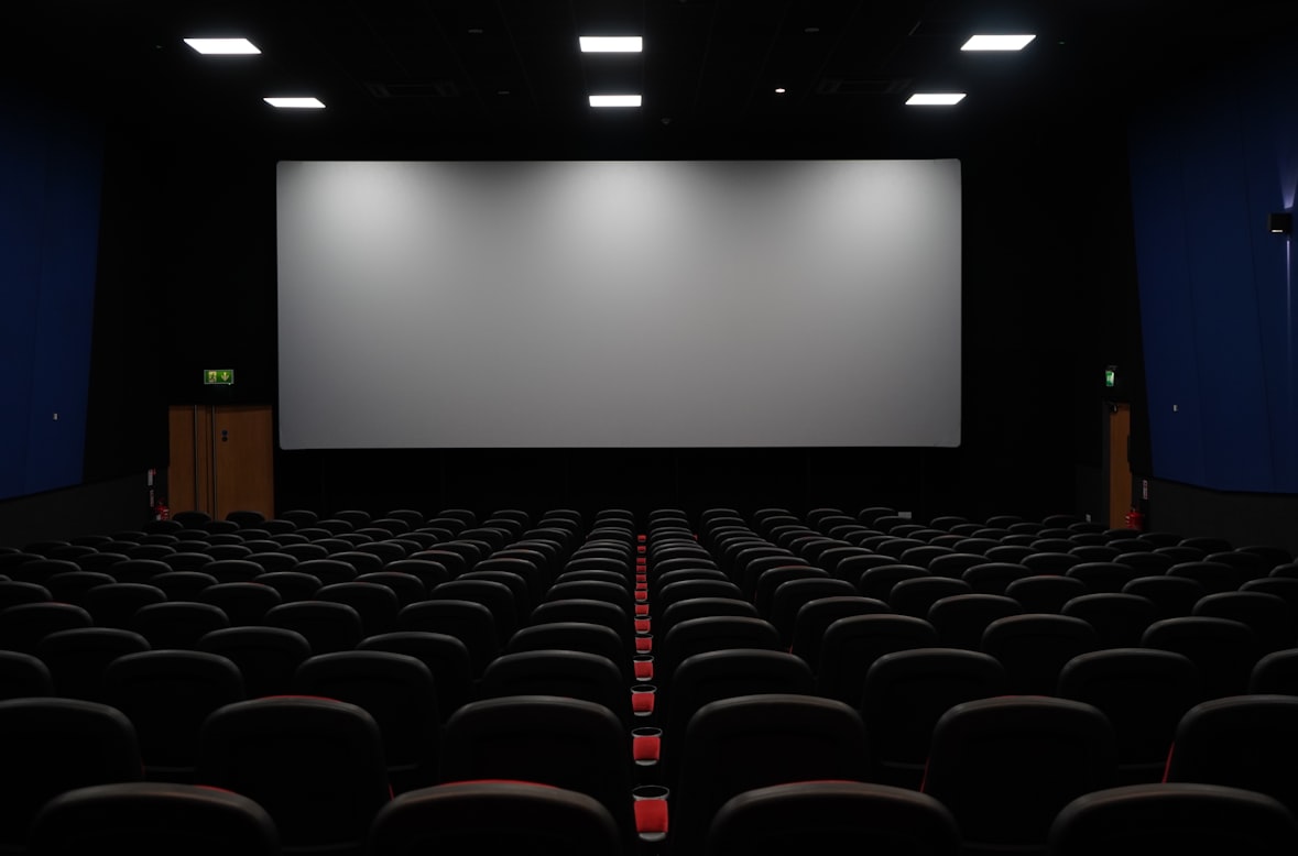 Image of an empty movie theater