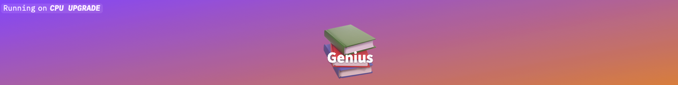 GENIUS Demo